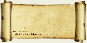 Anđela Radovanović vizit kartica